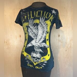 2000s affliction t shirt size xs